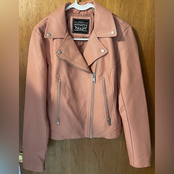 ⭐️SALE⭐️ Levi Strauss Faux Leather Moto Jacket - Picture 7 of 8